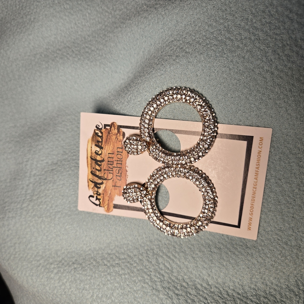Silver Hoop Clip-on Earrings